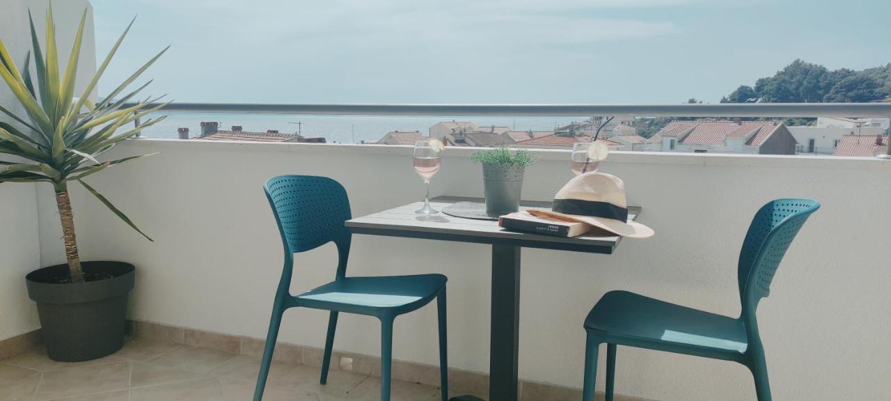 Sea View Ela Apartments Podgora Bagian luar foto