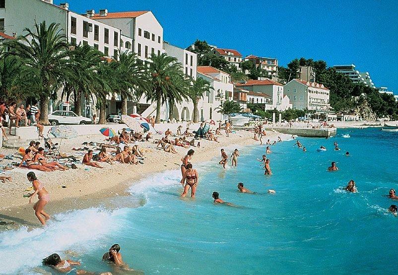 Sea View Ela Apartments Podgora Bagian luar foto